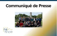 Communiqué de presse - photo de groupe de l'équipe naKnow