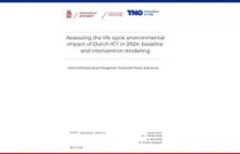 Évaluation de l'impact environnemental tout au long du cycle de vie des TIC néerlandaises en 2024 : modélisation de référence et modélisation des mesures d'intervention